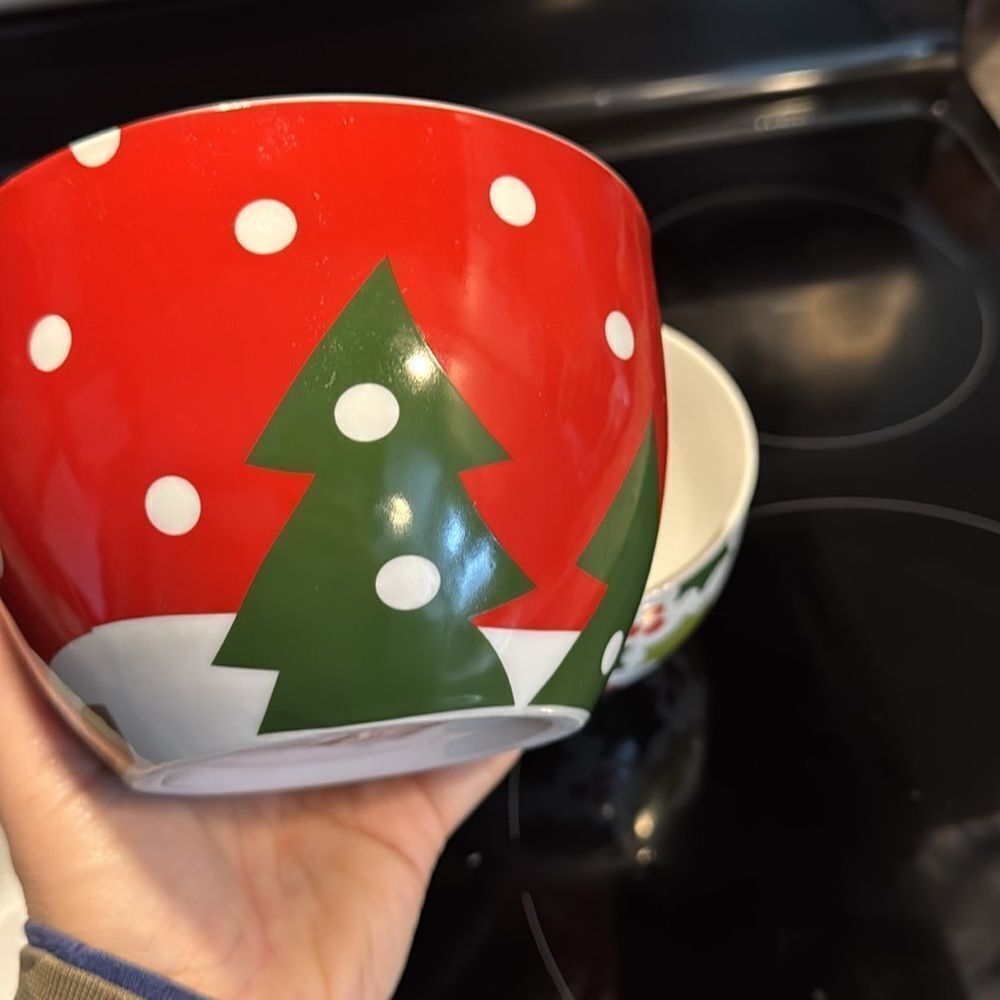 Crate&Barrel Ceramic Nesting Bowls - Picture 6 of 8